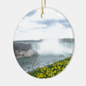 Niagara Herfsten Canadian Side Keramisch Ornament (Links)