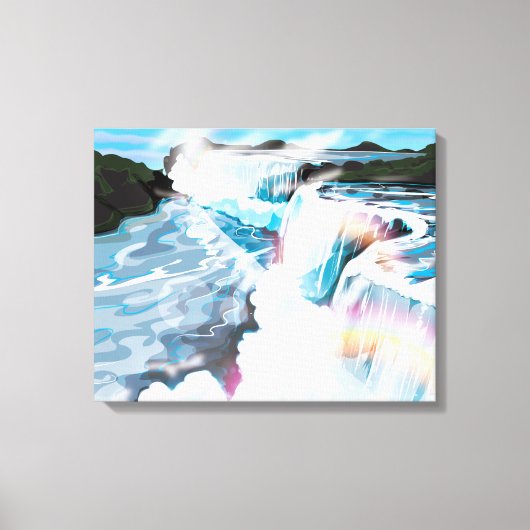 Niagara Herfsten Canvas Afdruk (Voorkant)
