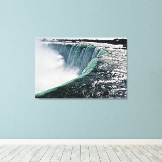 Niagara herfsten canvas afdruk (Insitu (Houten vloer))