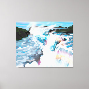 Niagara Herfsten Canvas Afdruk