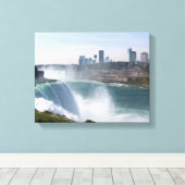 Niagara Herfsten Canvas Wrap Afdruk (Insitu (Houten vloer))