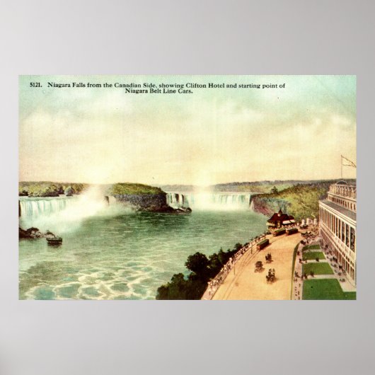 Niagara Herfsten, Clifton Hotel 1915  Poster (Voorkant)