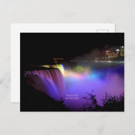 Niagara Herfsten, Danslights Briefkaart (Voorkant / Achterkant)