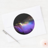 Niagara Herfsten, Danslights Ronde Sticker (Envelop)