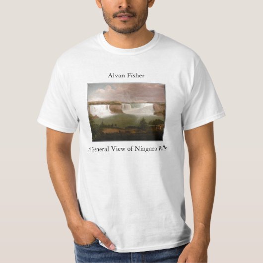 Niagara-Herfsten door Fisher Mannen T-Shirt (Voorkant)