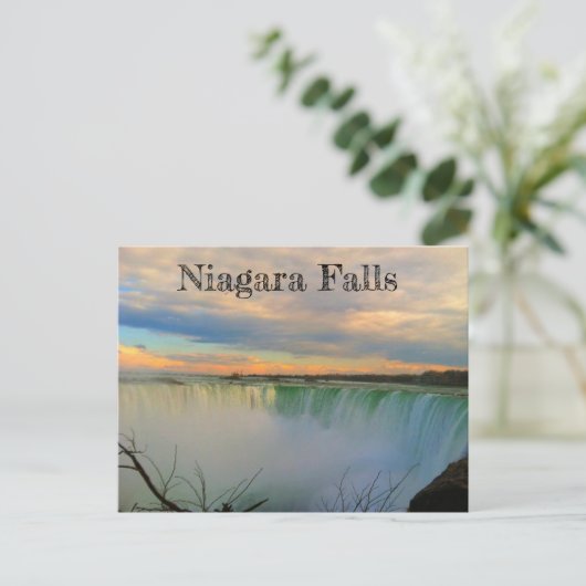 Niagara Herfsten Dramatic Sky Briefkaart (Staand voorkant)