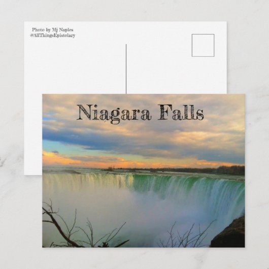 Niagara Herfsten Dramatic Sky Briefkaart (Voorkant / Achterkant)