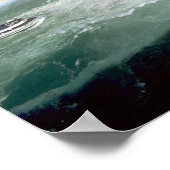 Niagara Herfsten en Maid of the Mist, New York, Ve Poster (Hoek)