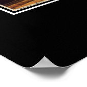 Niagara Herfsten en Suspension Bridge Poster (Hoek)