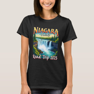 Niagara Herfsten Familie Vakantie Road Trip 2025 T T-shirt