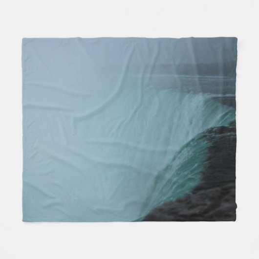 Niagara Herfsten Fleece Blanket Deken (Voorkant (Horizontaal))
