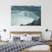 Niagara-Herfsten Groot 60 x 40 omgepakt Canvas (Insitu (Slaapkamer))