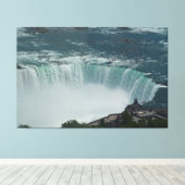 Niagara-Herfsten Groot 60 x 40 omgepakt Canvas (Insitu (Houten vloer))