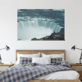 Niagara-Herfsten Groot 60 x 40 omgepakt Canvas (Insitu (Slaapkamer))