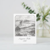 Niagara Herfsten - Herfsten Uitzicht Spoorweg 1886 Briefkaart (Staand voorkant)