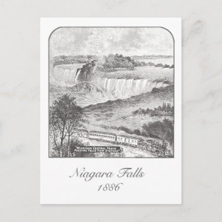 Niagara Herfsten - Herfsten Uitzicht Spoorweg 1886 Briefkaart