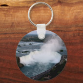 Niagara-Herfsten: Herfsten van het Canadese Hoefij Sleutelhanger (Voorkant)