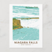Niagara Herfsten Hoefijzer Herfsten Reizen Kunst V Briefkaart (Voorkant)