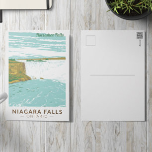 Niagara Herfsten Hoefijzer Herfsten Reizen Kunst V Briefkaart