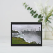 Niagara Herfsten in de Mist, New York Briefkaart (Staand voorkant)