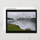 Niagara Herfsten in de Mist, New York Briefkaart (Voorkant / Achterkant)