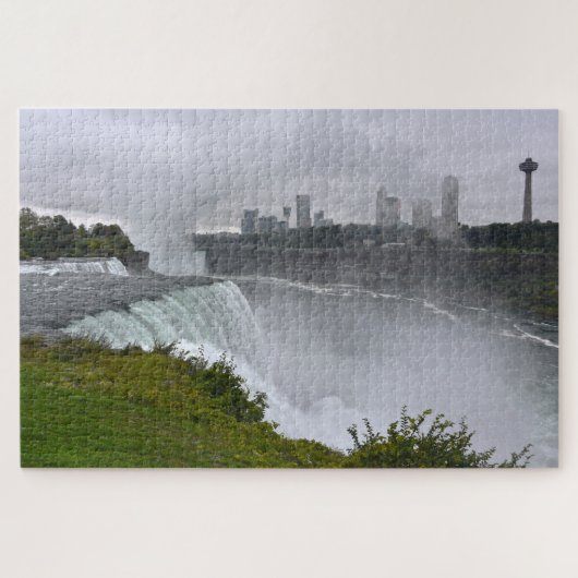 Niagara Herfsten in de Mist, New York Legpuzzel (Horizontaal)