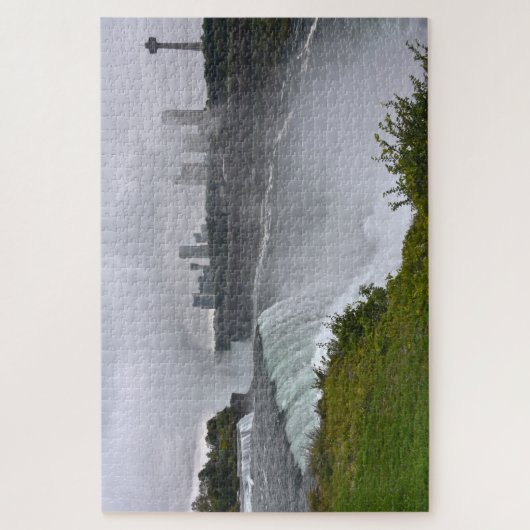 Niagara Herfsten in de Mist, New York Legpuzzel (Verticaal)