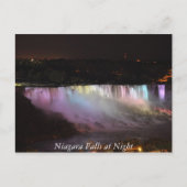 Niagara-Herfsten in de nacht Briefkaart (Voorkant)