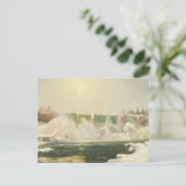 Niagara Herfsten in de winter door Jasper Francis  Briefkaart (Staand voorkant)