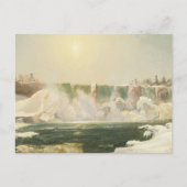 Niagara Herfsten in de winter door Jasper Francis  Briefkaart (Voorkant)