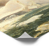 Niagara Herfsten in de winter door Jasper Francis  Poster (Hoek)