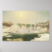 Niagara Herfsten in de winter door Jasper Francis  Poster (Voorkant)