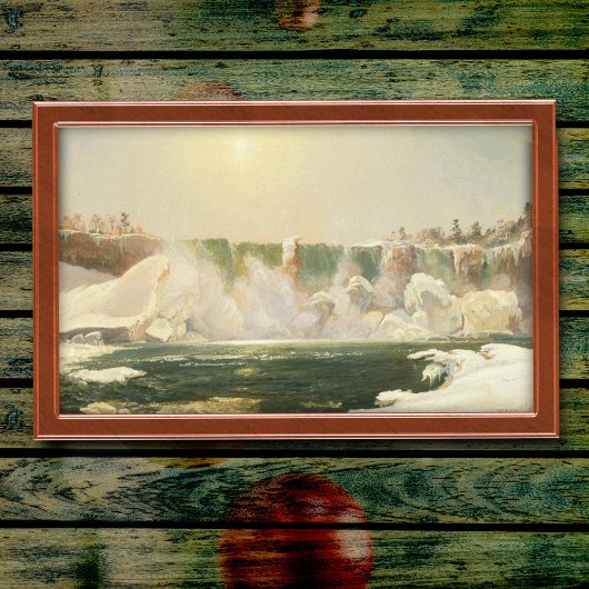 Niagara Herfsten in de winter door Jasper Francis  Poster