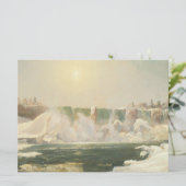 Niagara-Herfsten in de winter (Ice in the Water) Kaart (Staand voorkant)