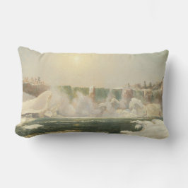 Niagara-Herfsten in de winter (Ice in the Water) Kussen