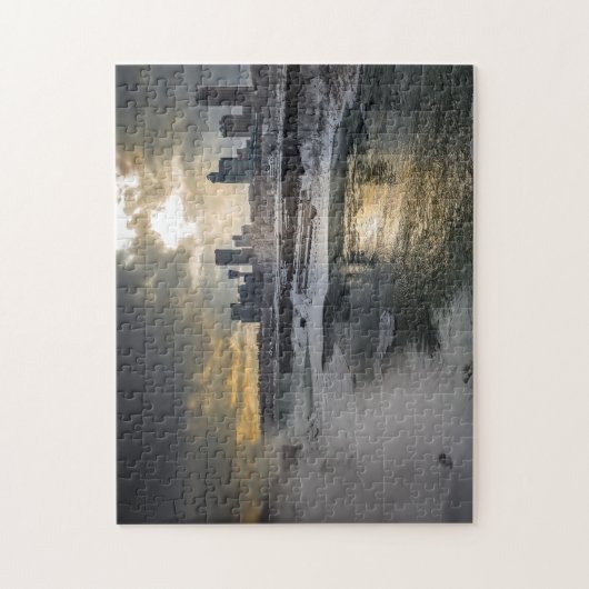 NiagarA-Herfsten in de winter Legpuzzel (Verticaal)
