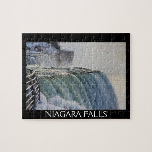 Niagara-Herfsten in de winter Legpuzzel (Horizontaal)