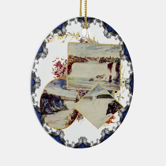 Niagara Herfsten Kerst Ornament (Rechts)