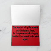 Niagara Herfsten kerstkaart Kaart (Binnen)