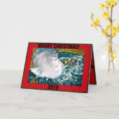 Niagara Herfsten kerstkaart Kaart (Gele Bloem)