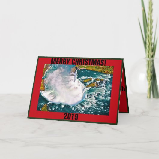 Niagara Herfsten kerstkaart Kaart (Voorkant)