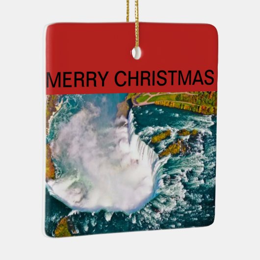 Niagara Herfsten kerstversiering Keramisch Ornament (Rechts)