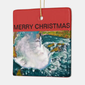 Niagara Herfsten kerstversiering Keramisch Ornament (Links)