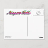 Niagara Herfsten Licht bij nacht Briefkaart (Achterkant)