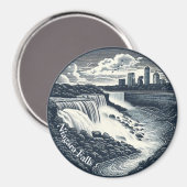 Niagara Herfsten magneet (Voorkant / Achterkant)