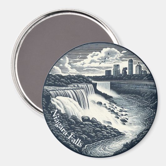 Niagara Herfsten magneet (Voorkant / Achterkant)
