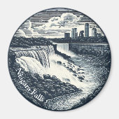 Niagara Herfsten  magneet (Voorkant)