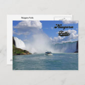 Niagara Herfsten Maid of the Mist Briefkaart (Voorkant / Achterkant)