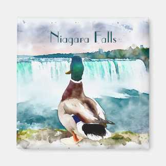 Niagara Herfsten Mallard Duck Souvenir Magneet
