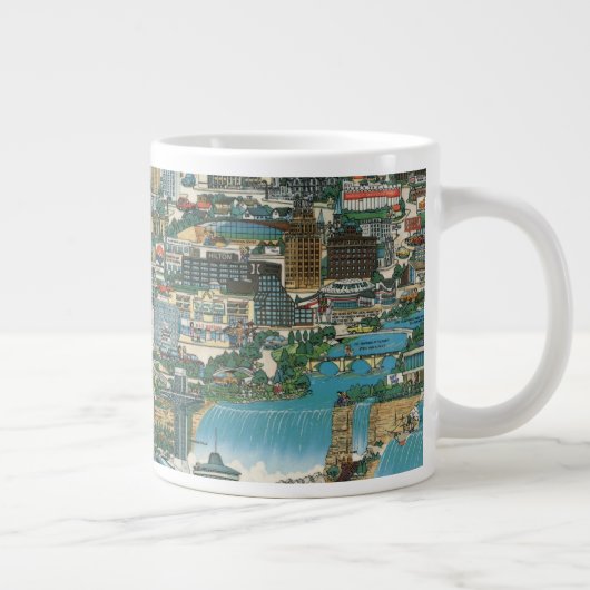 Niagara Herfsten Map Grote Koffiekop (Rechts)